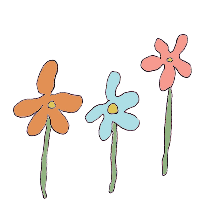 手書きの花のイラストのアップ の写真 画像素材 1085641 Snapmart