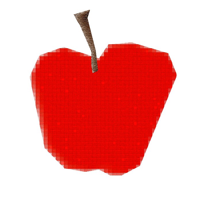 りんごのコラージュ風イラスト 無料 イラストk