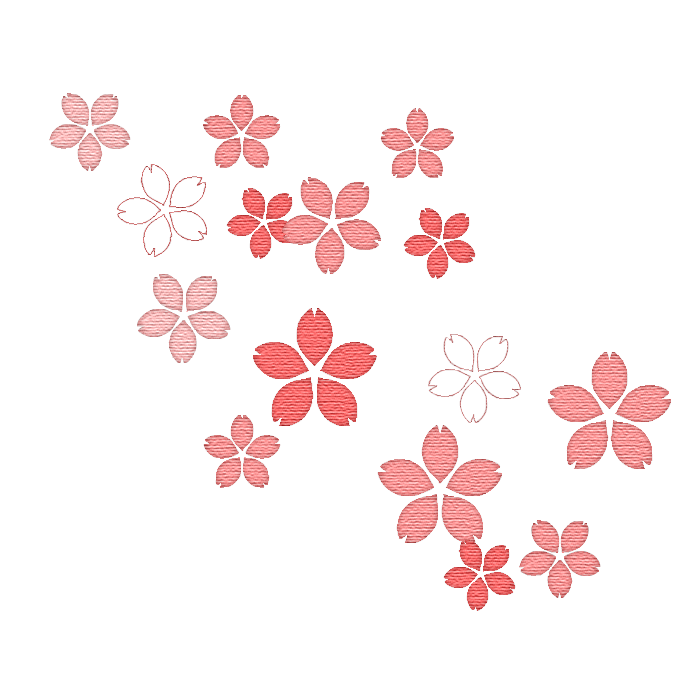 桜の花の質感イラスト 無料 かわいいフリー素材 イラストk